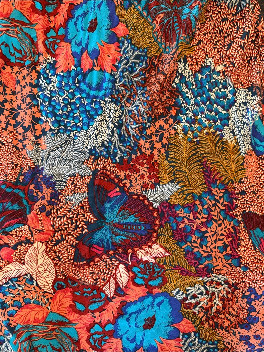 Anthropologie Multicolor Floral Slip Dress - Picture 3 of 4